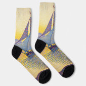 Paul Signac - The Port at Sunset, Opus 236 Socken (Rechts)