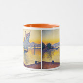 Paul Signac - The Port at Sunset, Opus 236 Tasse (Zentrum)