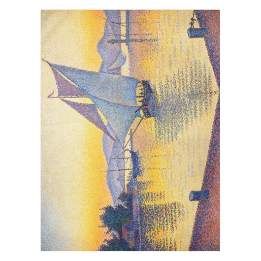 Paul Signac - The Port at Sunset, Opus 236 Tischdecke (Vorderseite)