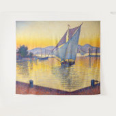 Paul Signac - The Port at Sunset, Opus 236 Wandteppich (Vorderseite (Horizontal))