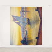 Paul Signac - The Port at Sunset, Opus 236 Wandteppich (Vorderseite)