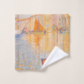 Paul Signac - The Red Buoy, Saint-Tropez Badhandtuch Set (Waschlappen)