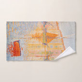 Paul Signac - The Red Buoy, Saint-Tropez Badhandtuch Set (Handtuch)
