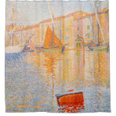 Paul Signac - The Red Buoy, Saint-Tropez Duschvorhang (Vorderseite)