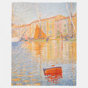 Paul Signac - The Red Buoy, Saint-Tropez Fleecedecke