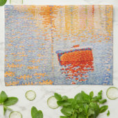 Paul Signac - The Red Buoy, Saint-Tropez Geschirrtuch (Gefaltet)