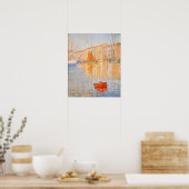 Paul Signac - The Red Buoy, Saint-Tropez Poster (Küche)