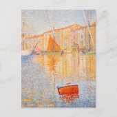Paul Signac - The Red Buoy, Saint-Tropez Postkarte (Vorderseite)