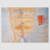 Paul Signac - The Red Buoy, Saint-Tropez Seidenpapier (Vorderseite)