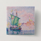 Paul Signac - Venedig, Die rosa Wolke Button (Vorderseite)