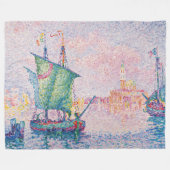 Paul Signac - Venedig, Die rosa Wolke Fleecedecke (Vorderseite (Horizontal))