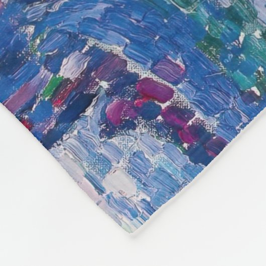 Paul Signac - Venedig, Die rosa Wolke Fleecedecke (Ecke)