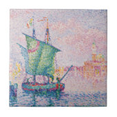 Paul Signac - Venedig, Die rosa Wolke Fliese (Vorderseite)
