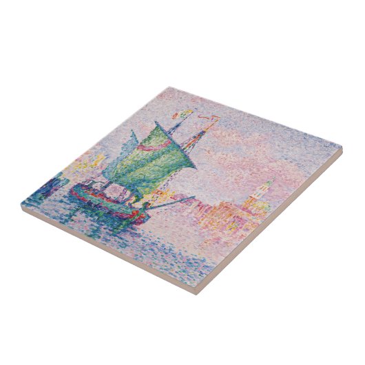 Paul Signac - Venedig, Die rosa Wolke Fliese (Seite)