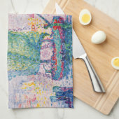 Paul Signac - Venedig, Die rosa Wolke Geschirrtuch (Viertel Falte)