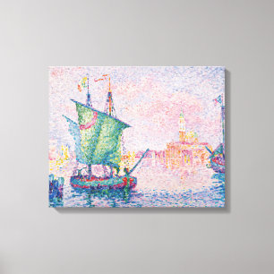 Paul Signac - Venedig, Die rosa Wolke Leinwanddruck