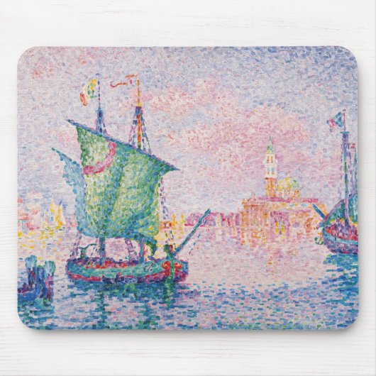 Paul Signac - Venedig, Die rosa Wolke Mousepad (Vorne)