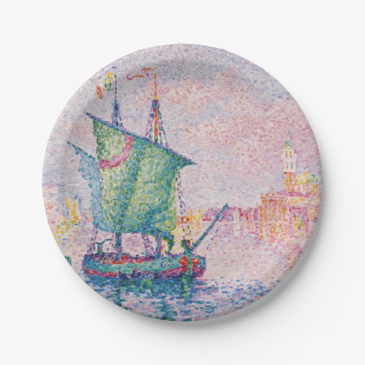 Paul Signac - Venedig, Die rosa Wolke Pappteller (Vorderseite)