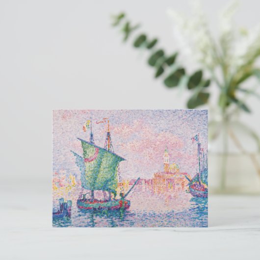 Paul Signac - Venedig, Die rosa Wolke Postkarte (Stehend Vorderseite)