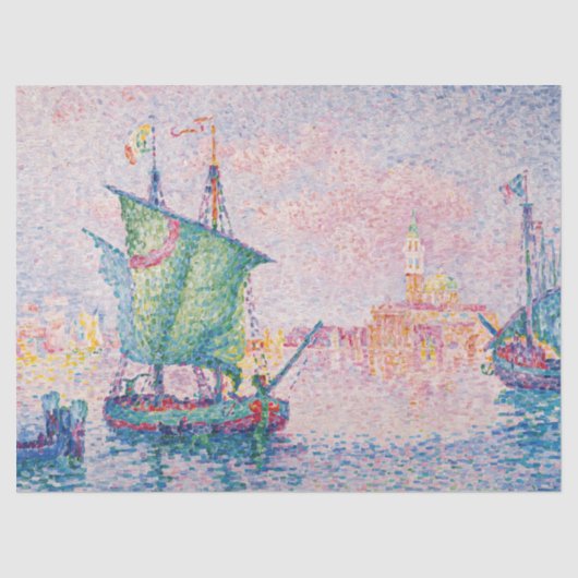 Paul Signac - Venedig, Die rosa Wolke Seidenpapier (Vorderseite)