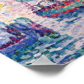 Paul Signac Venice, Die rosa Wolke Poster (Ecke)