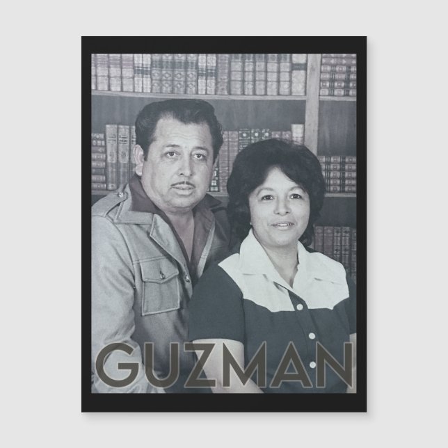 PAUL Sr. & MARGARET GUZMAN Magnet (Vorderseite)