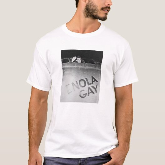 Paul Tibbets im Enola Homosexuell-Bomber -- WW2 T-Shirt (Vorderseite)