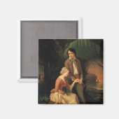 Paul und Virginie Magnet (Vorderseite/Rückseite)