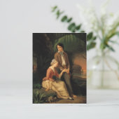 Paul und Virginie Postkarte (Stehend Vorderseite)