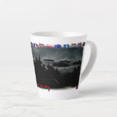 Paul Verlaine's Poem on a White Ceramic Coffee Milchtasse (Rechte Ecke)