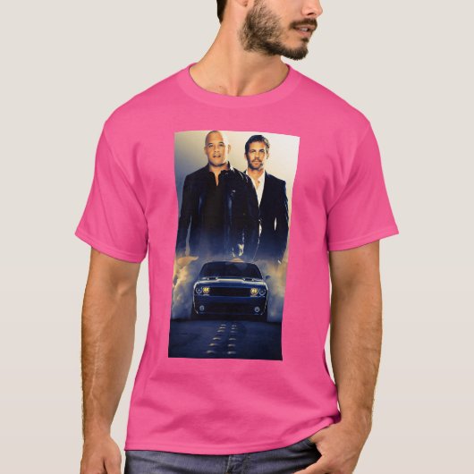 Paul Walker Vin Diesel T-Shirt (Vorderseite)