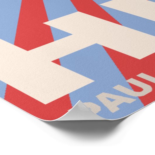 Paul Wellstone Poster (Ecke)