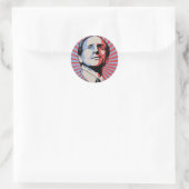 Paul Wellstone Runder Aufkleber (Tasche)