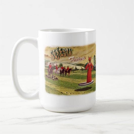 Paul Whitehead-Genese Foxtrot (Alternative) Kaffeetasse (Links)