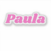 Paula Aufkleber (Vorderseite)