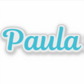 Paula Aufkleber (Vorderseite)