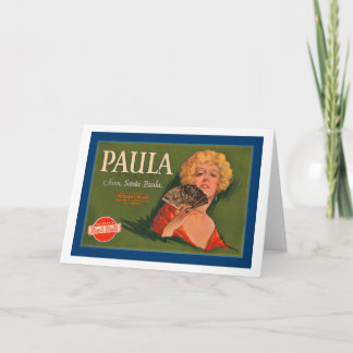 Paula Brand aus Santa Paula Feiertagskarte