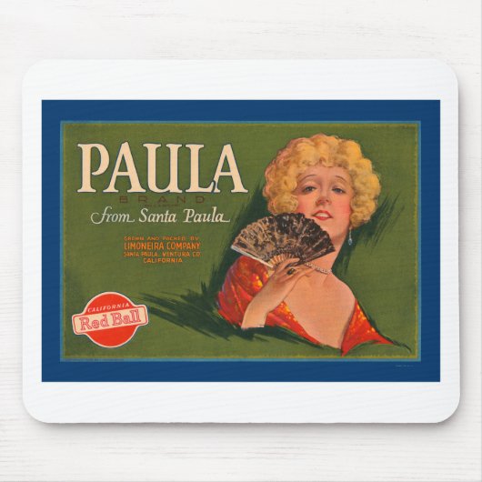 Paula Brand aus Santa Paula Mousepad (Vorne)