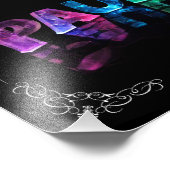 Paula - Der Name Paula in 3D-Leuchten (Foto) Fotodruck (Ecke)