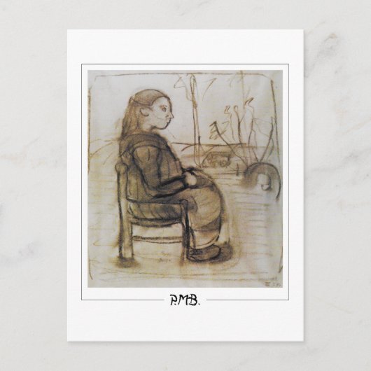 Paula Modersohn-Becker #105 - Fine Art Postkarte (Vorderseite)