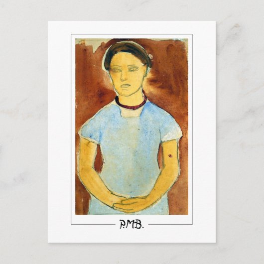 Paula Modersohn-Becker #108 - Fine Art Postkarte (Vorderseite)