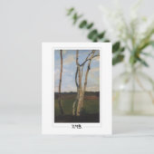 Paula Modersohn-Becker #113 - Fine Art Postkarte (Stehend Vorderseite)