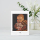 Paula Modersohn-Becker #139 - Fine Art Postkarte (Stehend Vorderseite)