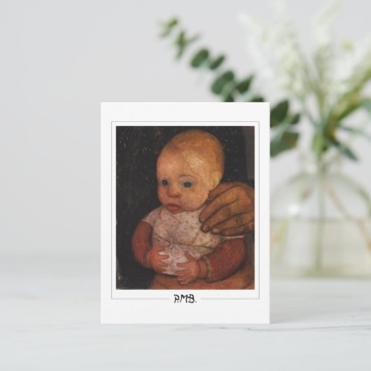 Paula Modersohn-Becker #139 - Fine Art Postkarte (Stehend Vorderseite)