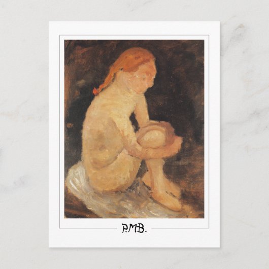 Paula Modersohn-Becker #161 - Fine Art Postkarte (Vorderseite)