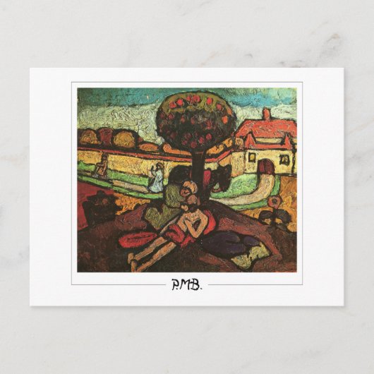 Paula Modersohn-Becker #166 - Fine Art Postkarte (Vorderseite)