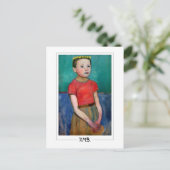 Paula Modersohn-Becker #176 - Fine Art Postkarte (Stehend Vorderseite)