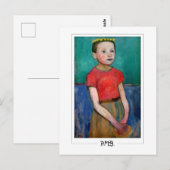Paula Modersohn-Becker #176 - Fine Art Postkarte (Vorne/Hinten)
