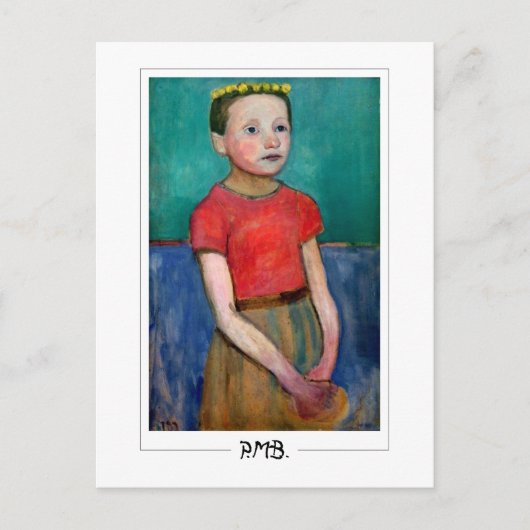 Paula Modersohn-Becker #176 - Kunst Postkarte (Vorderseite)