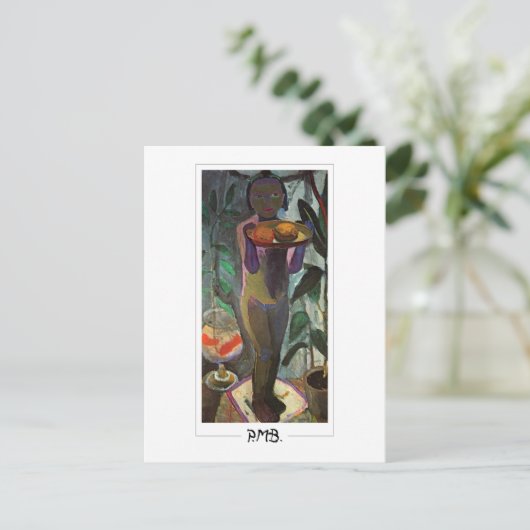 Paula Modersohn-Becker #181 - Fine Art Postkarte (Stehend Vorderseite)